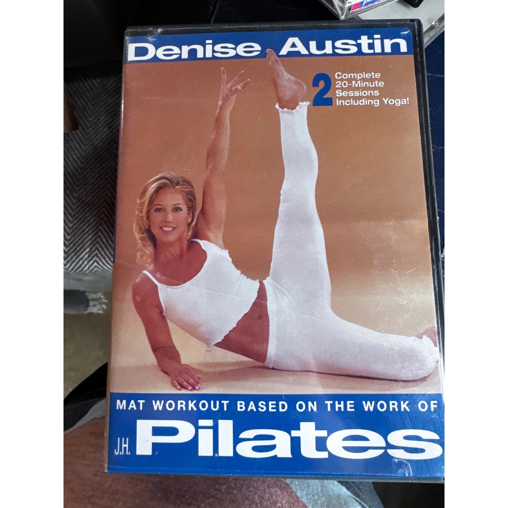 Denise Austin Pilates Mat Workout DVD 2 Complete 20-Minute Sessions Yoga Fitness
